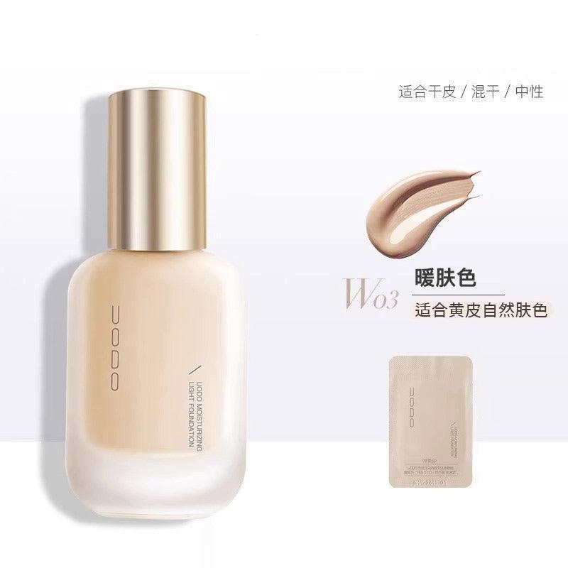 UODO Foundation Moisturizing Matte 30ml Oil Control Concealer Long-Lasting Primer Makeup - Peachy Glam