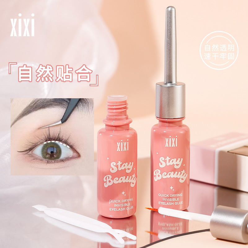 XIXI Eyelash Glue 8g Quick Drying Invisible - Peachy Glam