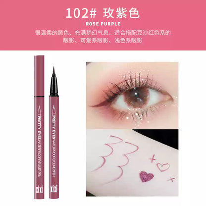 XIXI Glitter Eyeliner Liquid Eyeliner Waterproof - Peachy Glam