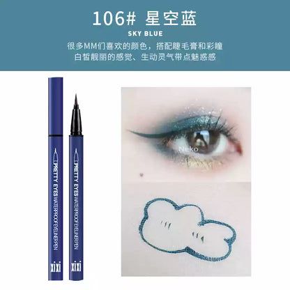 XIXI Glitter Eyeliner Liquid Eyeliner Waterproof - Peachy Glam