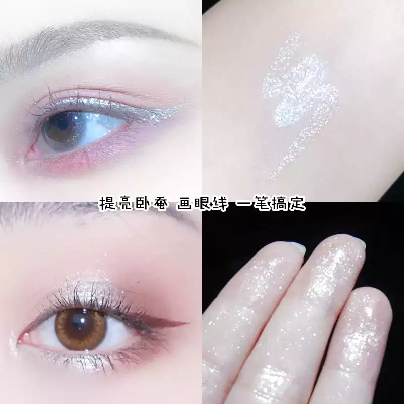 XIXI Glitter Eyeliner Liquid Eyeliner Waterproof - Peachy Glam