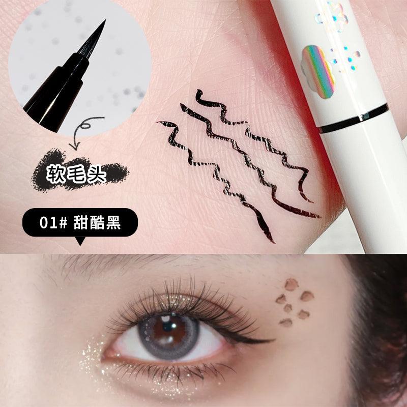 XIXI Waterproof Ultra Thin Liquid Eyeliner 3PCS 1.2ml D-261 - Peachy Glam