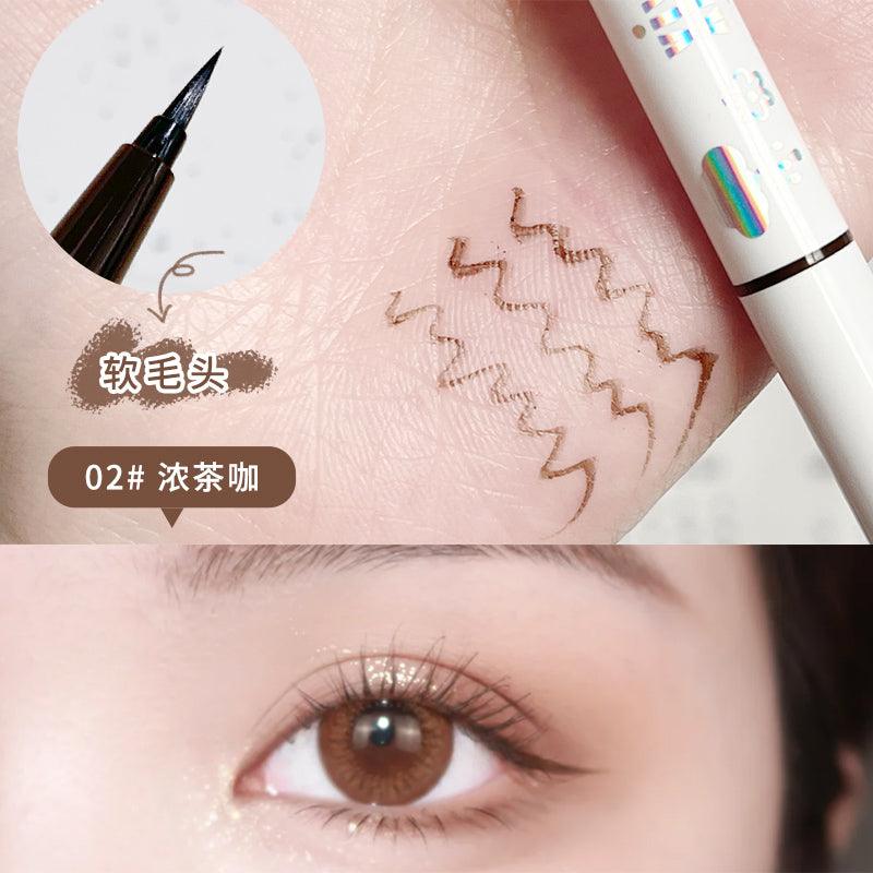 XIXI Waterproof Ultra Thin Liquid Eyeliner 3PCS 1.2ml D-261 - Peachy Glam