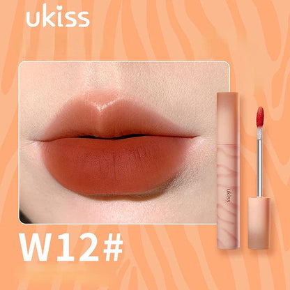 UKISS Milk Orange Trek Water Lip Gloss Lip Dew - Peachy Glam